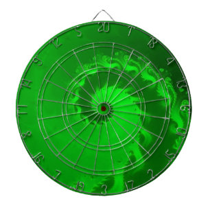 Green Spiral Fraktal Dart Board Dartscheibe