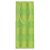 Green Spiral Geschenktasche Geschenktüte Für Weinflaschen (Rückseite)
