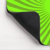 Green Spiral Mouse Pad Mousepad (Ecke)