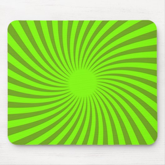 Green Spiral Mouse Pad Mousepad (Vorne)