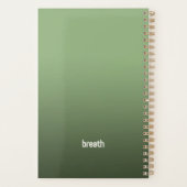 Green Spiral Planner – 2026 Breath Planer (Rückseite)