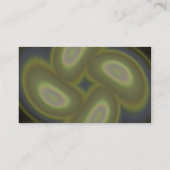 Green Spirals Business Card Visitenkarte (Rückseite)