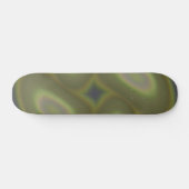 Green Spirals Skateboard (Horizontal)
