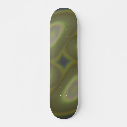 Green Spirals Skateboard (Vorne)