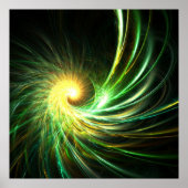 Green Spiralstar - Poster (Vorne)