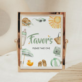 Green Splish Splash Baby Duschfavoriten Poster