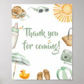 Green Splish Splash Vielen Dank für Ihr Kommen Poster (Vorne)