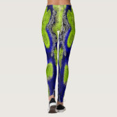 Green Splotches  Leggings (Rückseite)