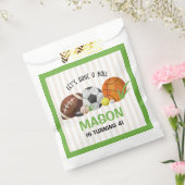 Green Sports Basketball Geburtstagsparty Geschenktütchen (Versiegelt)