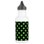 Green Spot Polka Dot Edelstahlflasche (Links)