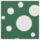 Green Spots Fabric Stoff (Nahaufnahme)