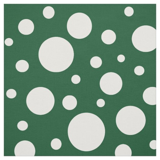 Green Spots Fabric Stoff (Muster)