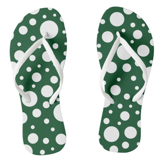 Green Spots Flip Flops Badesandalen (Fußbett)