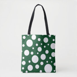 Green Spots Tote Bag Tasche