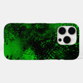 Green Spray Paint Effect iPhone 16 Fall Case-Mate iPhone Hülle (Rückseite (Horizontal))