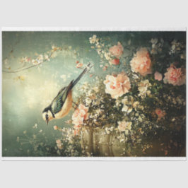 Green Spring Bird Seidenpapier