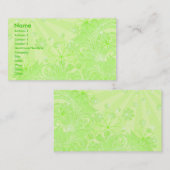 Green spring_card visitenkarte (Vorne/Hinten)
