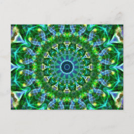 Green Spring Kaleidoskop Postkarte