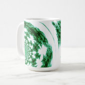 Green Spun Thread Kaffeetasse (Vorderseite Links)