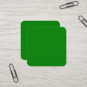 Green Square Business Card Quadratische Visitenkarte