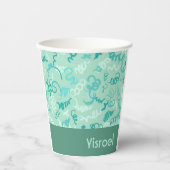 Green Squiggles Upsherin Cup Pappbecher (Vorderseite)