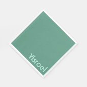 Green Squiggles upsherin Servietten (Ecke)