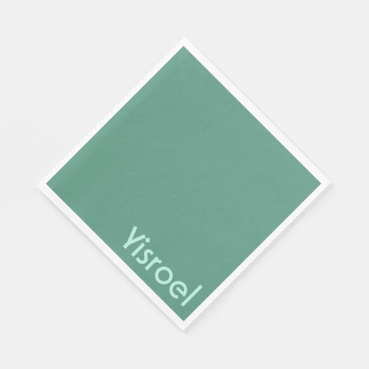 Green Squiggles upsherin Servietten (Ecke)