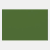 Green St Patrick's Day 2024 Elegant Classy Trendy Geschenkpapier Set (Vorderseite 3)