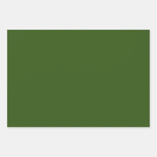 Green St Patrick's Day 2024 Elegant Classy Trendy Geschenkpapier Set (Vorderseite 3)