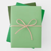 Green St Patrick's Day 2024 Elegant Classy Trendy Geschenkpapier Set (Beispiel)