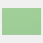 Green St Patrick's Day 2024 Elegant Classy Trendy Geschenkpapier Set (Vorderseite)