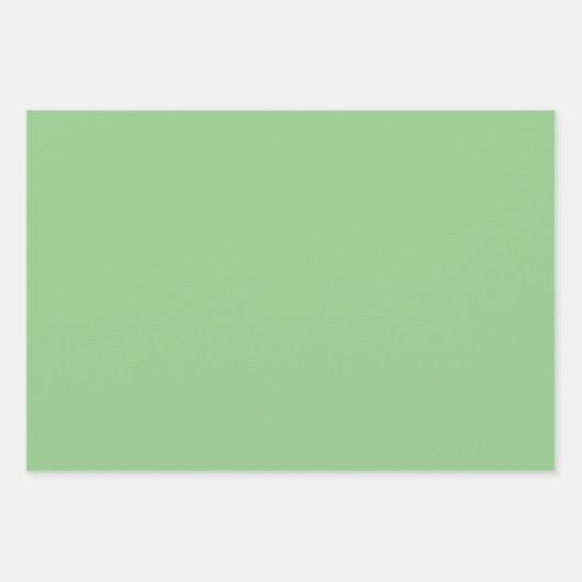 Green St Patrick's Day 2024 Elegant Classy Trendy Geschenkpapier Set (Vorderseite)