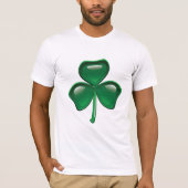 Green St Patricks Day Clover Mens T - Shirt (Vorderseite)