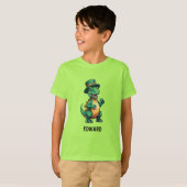 Green St Patrick's Day Dinosaurier T-Shirt (Vorne ganz)