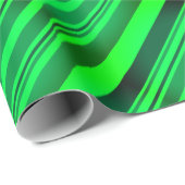 Green St Patrick's Day Irish Party Neon Gradient Geschenkpapier (Rolleneckpunkt)