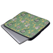 Green St Patrick's Day Irish Sugar Skull Custom Laptopschutzhülle (Vorne Knopf)
