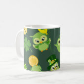 Green St. Patrick's Day Kaffeetasse (Vorderseite Links)