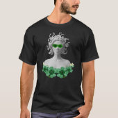 Green St. Patricks Day Medusa T-Shirt (Vorderseite)