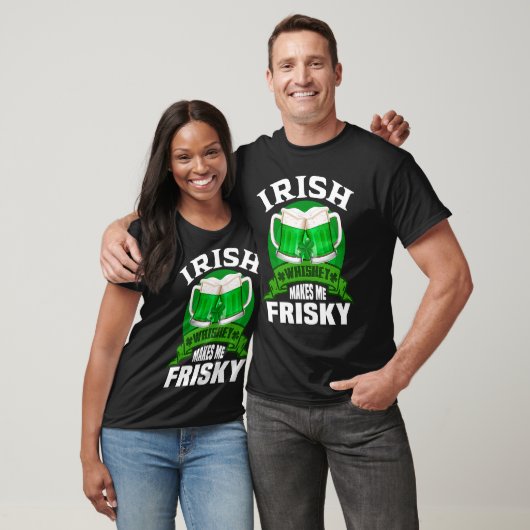Green St Patrick's Day pajamas Irish Whiskey Makes T-Shirt (Unisex)