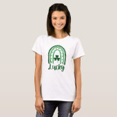 Green St Patrick's Day Rainbow T-Shirt (Vorne ganz)