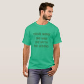Green St Patricks Day Shirt | Die Mythen des Manne (Vorne ganz)