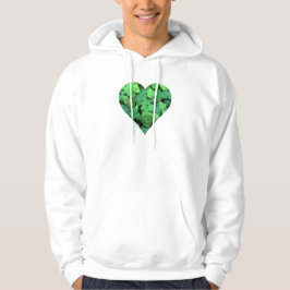 Green St. Patties Day Green Kleeblatt Irische Herz Hoodie
