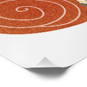 Green Stalk Boho Poster (Ecke)