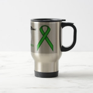 Green Standard Ribbon Tmpl von Kenneth Yoncich Reisebecher