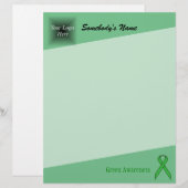 Green Standard Ribbon von Kenneth Yoncich (Vorne/Hinten)