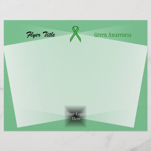 Green Standard Ribbon von Kenneth Yoncich Flyer (Vorne)