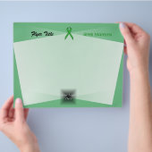 Green Standard Ribbon von Kenneth Yoncich Flyer (Hand)