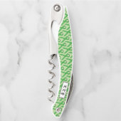 Green Standard Ribbon von Kenneth Yoncich Kellnermesser (Vorderseite)