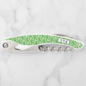 Green Standard Ribbon von Kenneth Yoncich Kellnermesser (Vorderseite)