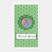 Green Standard Ribbon von Kenneth Yoncich Serviette (Vorderseite)